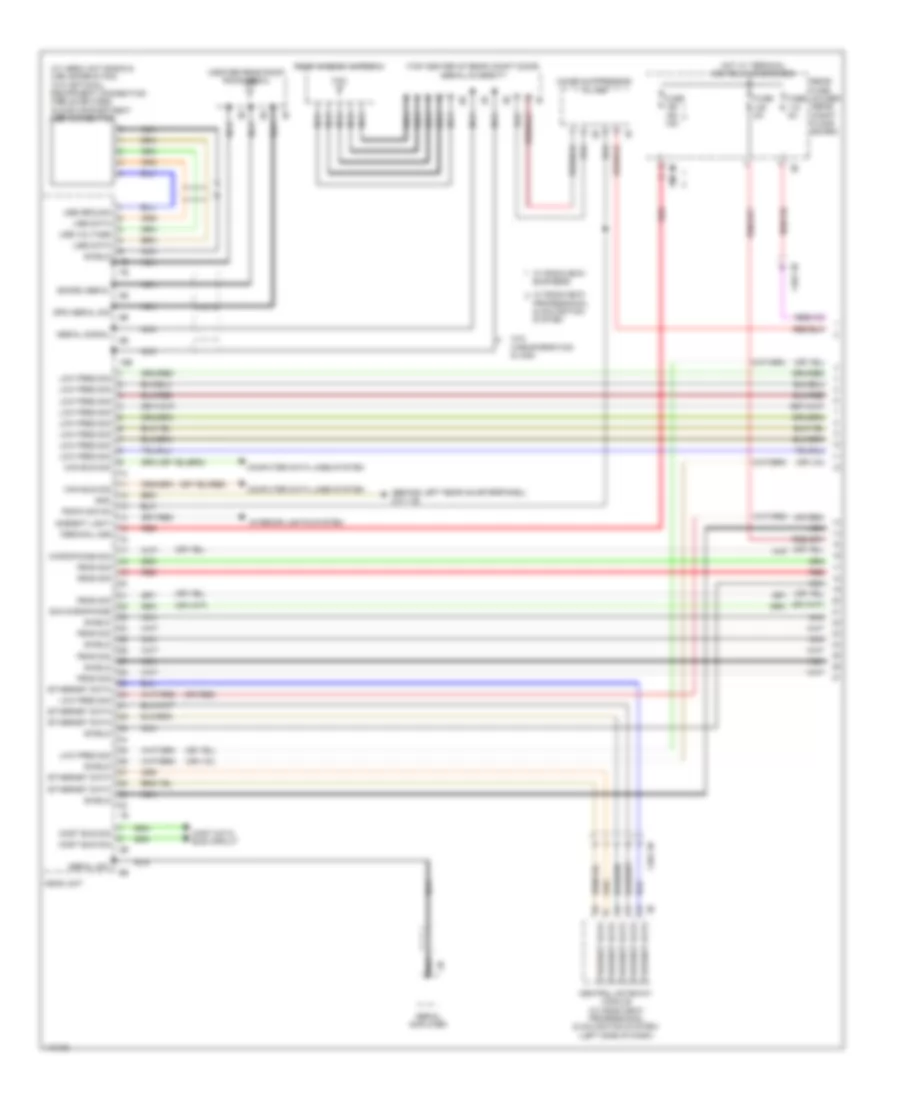Base Radio Wiring Diagram 1 of 4 for BMW X3 28i 2013