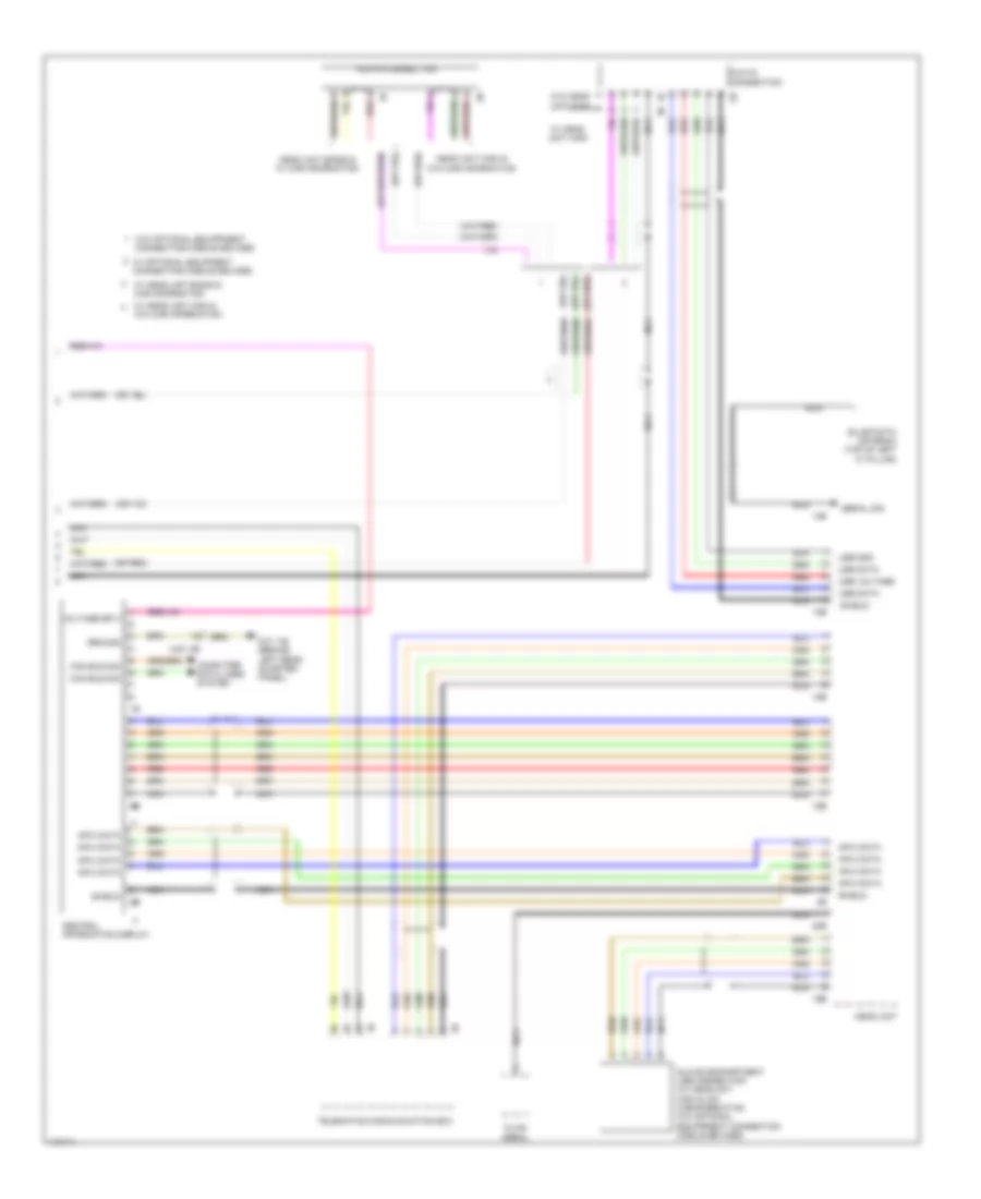 Base Radio Wiring Diagram 4 of 4 for BMW X3 28i 2013