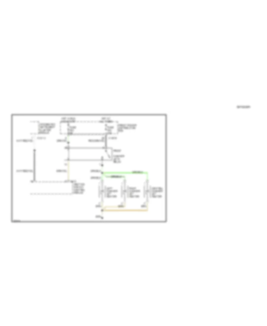 Электросхема быстрого подогрева для BMW 750iL 1995