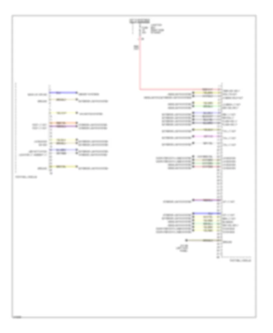 Body Control Modules Wiring Diagram 1 of 2 for BMW 535i GT 2010