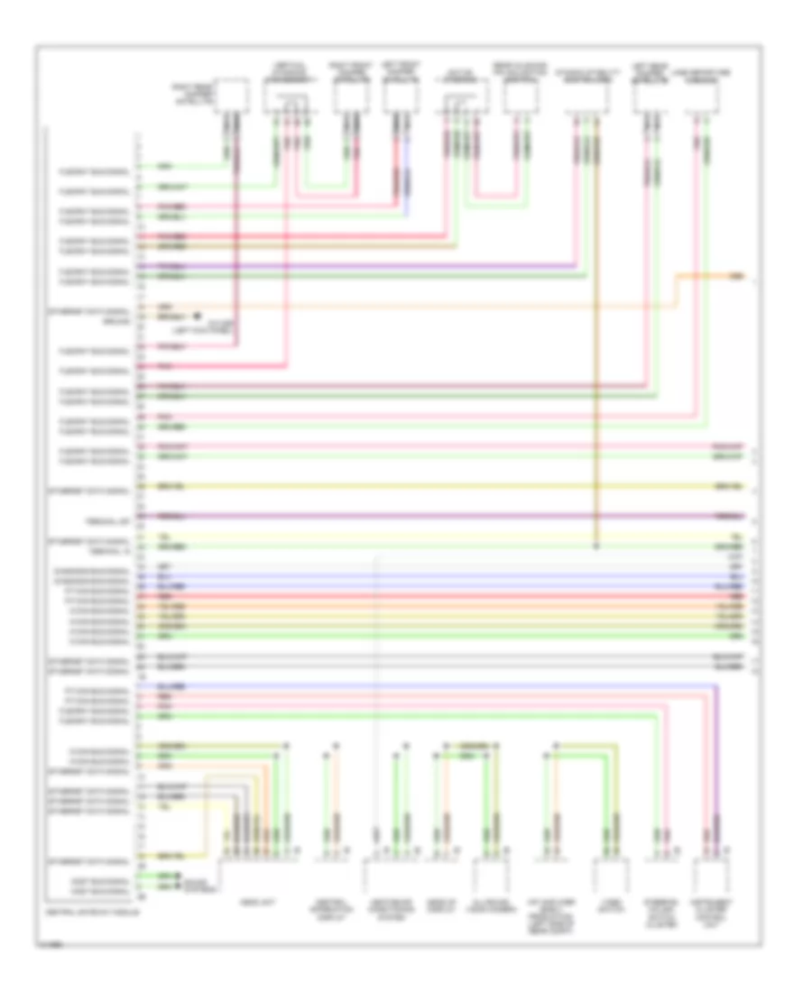 Computer Data Lines Wiring Diagram 1 of 3 for BMW 535i GT 2010