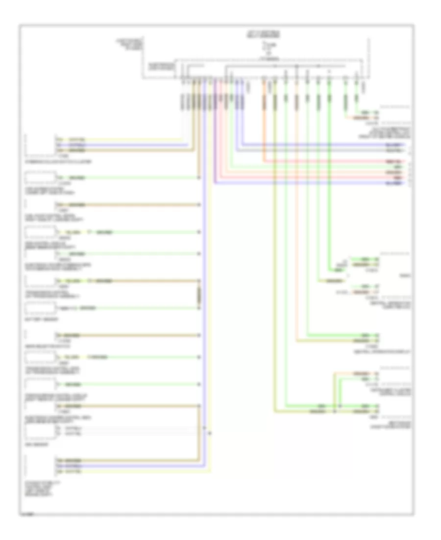 Computer Data Lines Wiring Diagram 1 of 2 for BMW Z4 30i 2010