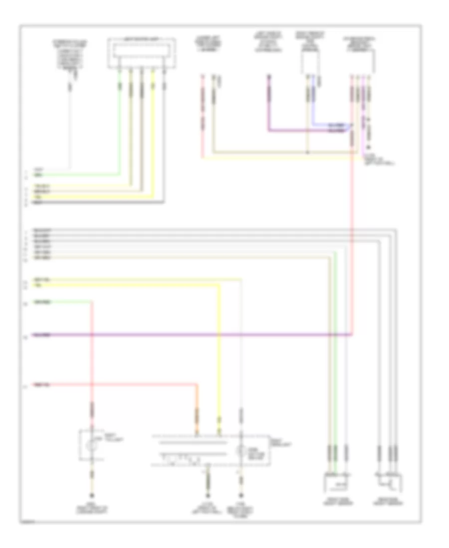 Adaptive Front Lighting Wiring Diagram (2 of 2) for BMW Z4 30i 2010