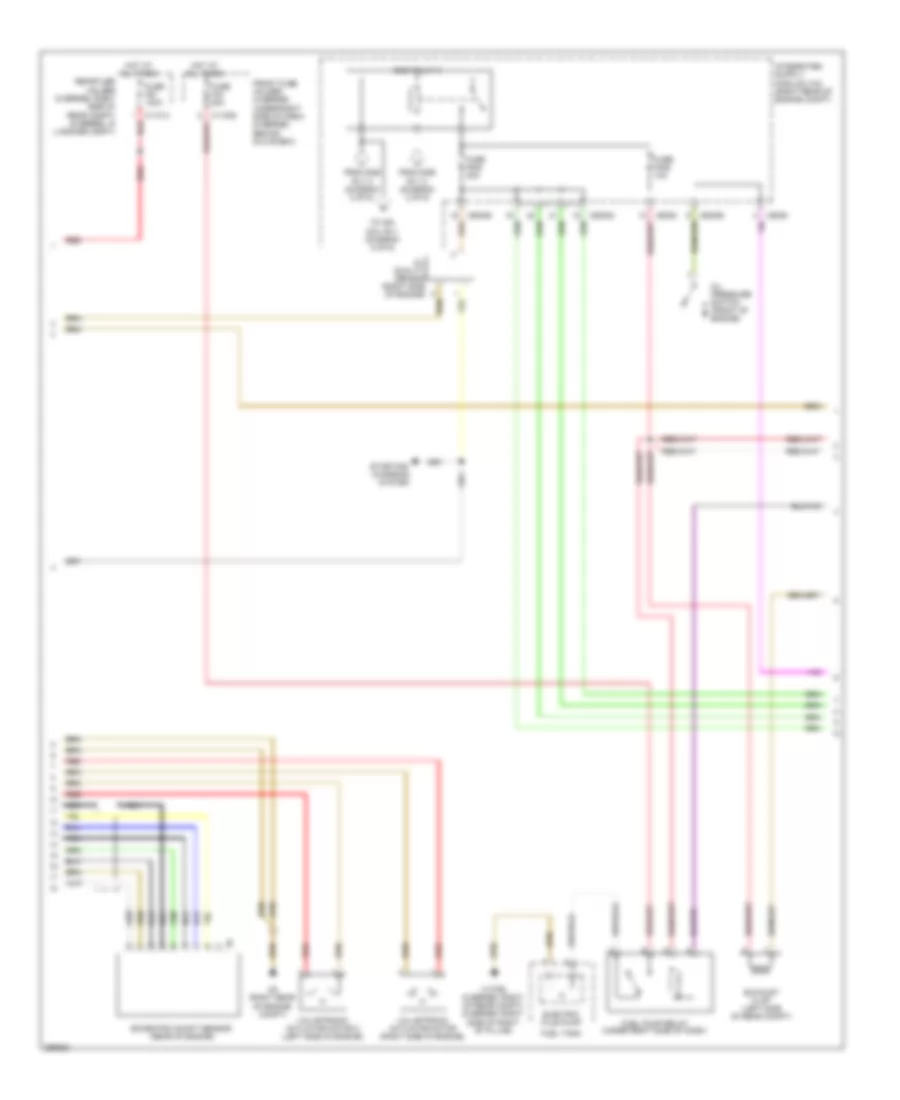 4.8L, Engine Performance Wiring Diagram (4 of 6) for BMW 550i 2008