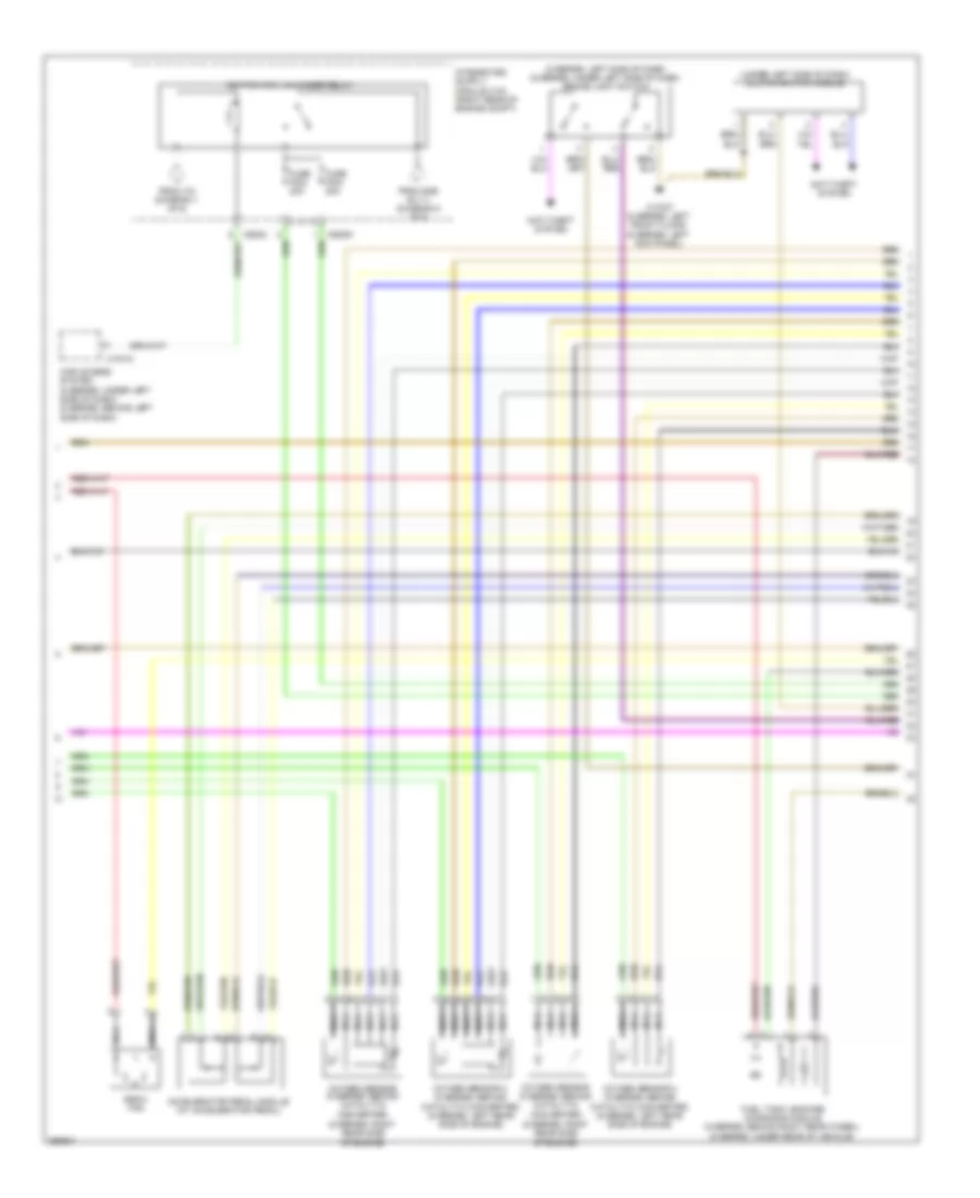 4.8L, Engine Performance Wiring Diagram (5 of 6) for BMW 550i 2008