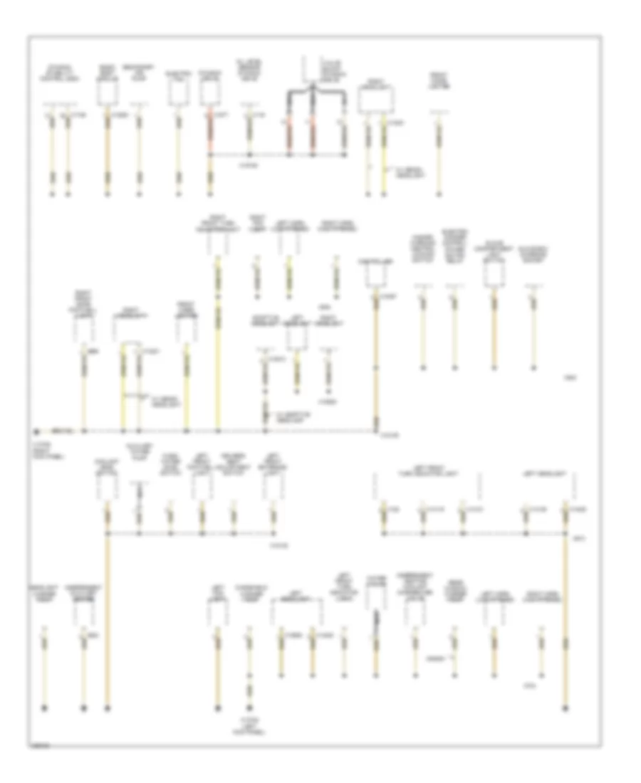 Ground Distribution Wiring Diagram Late Production 3 of 7 for BMW 525i 2005