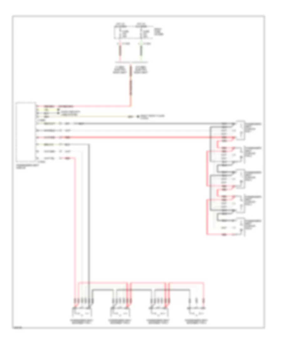 Seat Ventilation Wiring Diagram without Lumbar 2 of 2 for BMW 525i 2005