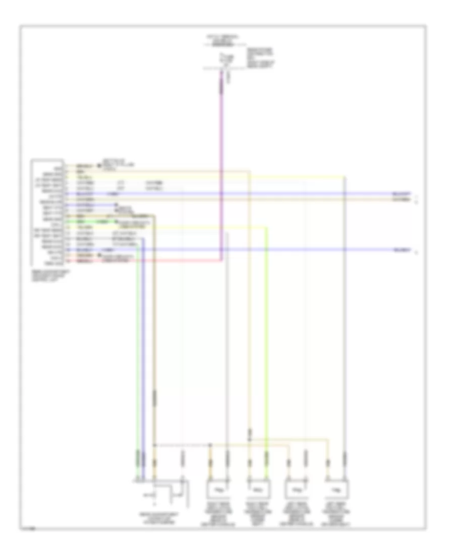 Rear Heater  A C Wiring Diagram 1 of 2 for BMW X5 35d 2013