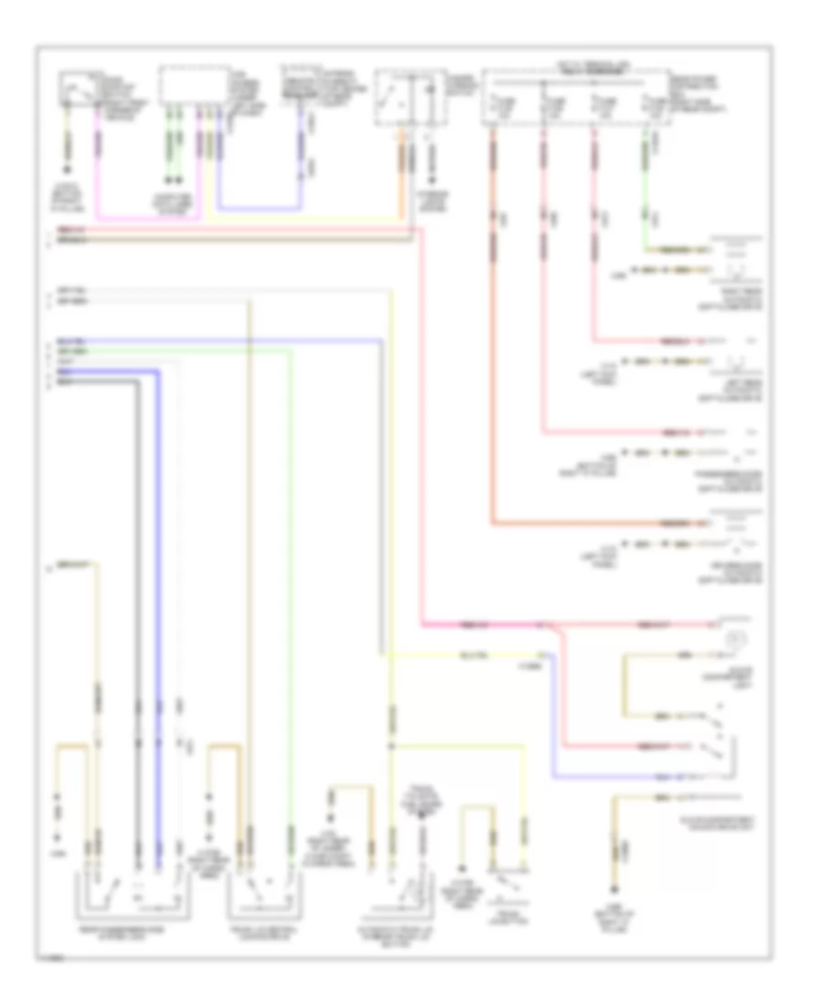 Anti theft  Central Locking Wiring Diagram 2 of 2 for BMW X5 35d 2013