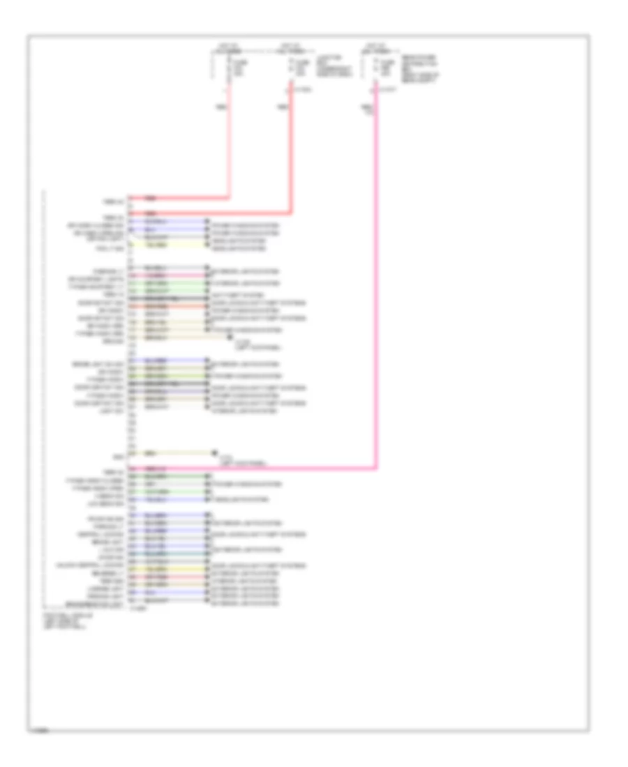 Body Control Modules Wiring Diagram (2 of 2) for BMW X5 35d 2013