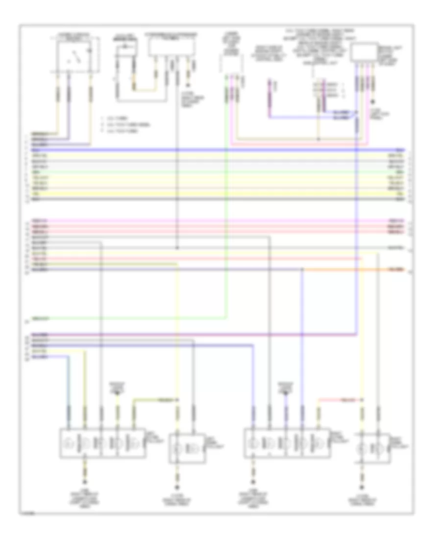 Exterior Lamps Wiring Diagram 2 of 3 for BMW X5 35d 2013