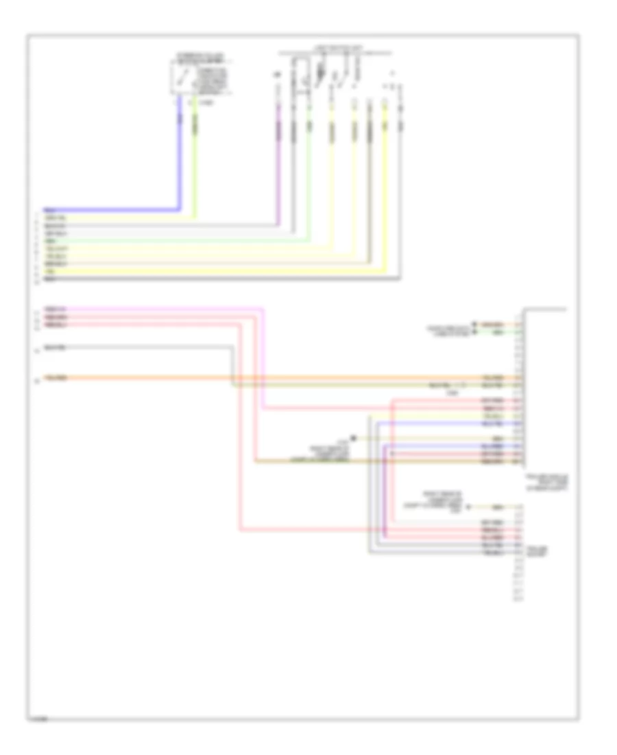Exterior Lamps Wiring Diagram (3 of 3) for BMW X5 35d 2013