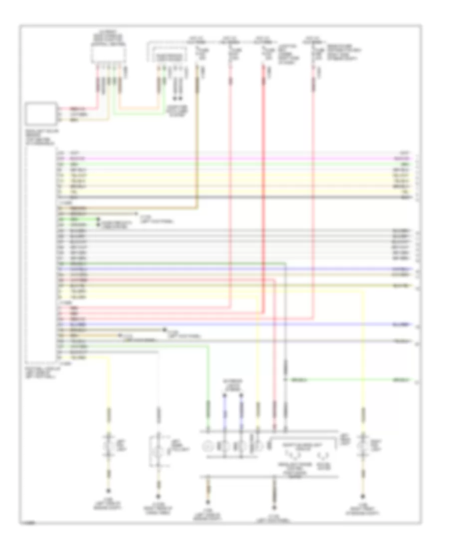 Adaptive Front Lighting Wiring Diagram 1 of 2 for BMW X5 35d 2013