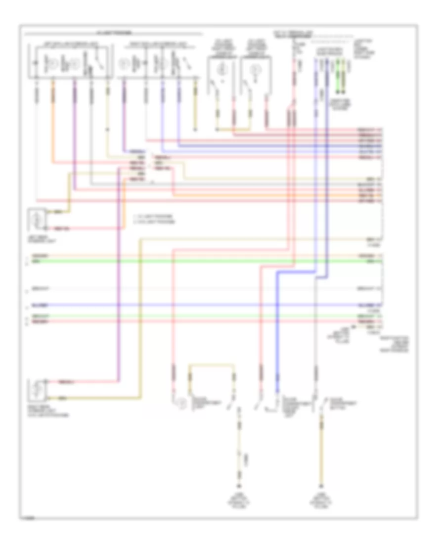 Courtesy Lamps Wiring Diagram 2 of 2 for BMW X5 35d 2013