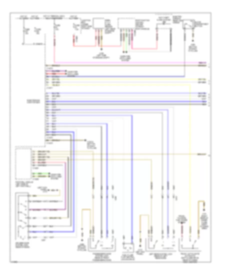 Power Door Locks Wiring Diagram 1 of 2 for BMW X5 35d 2013