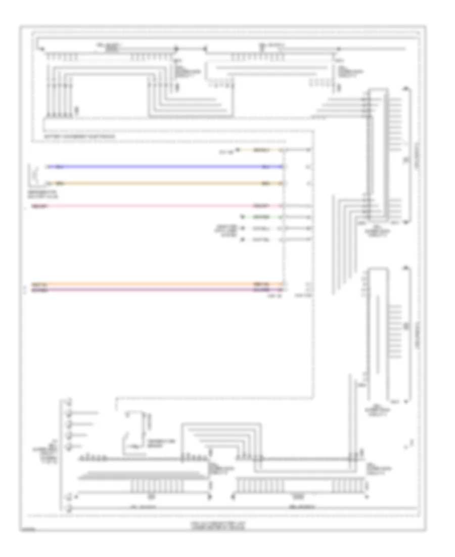 Electric, Engine Performance Wiring Diagram (12 of 12) for BMW i3 2014