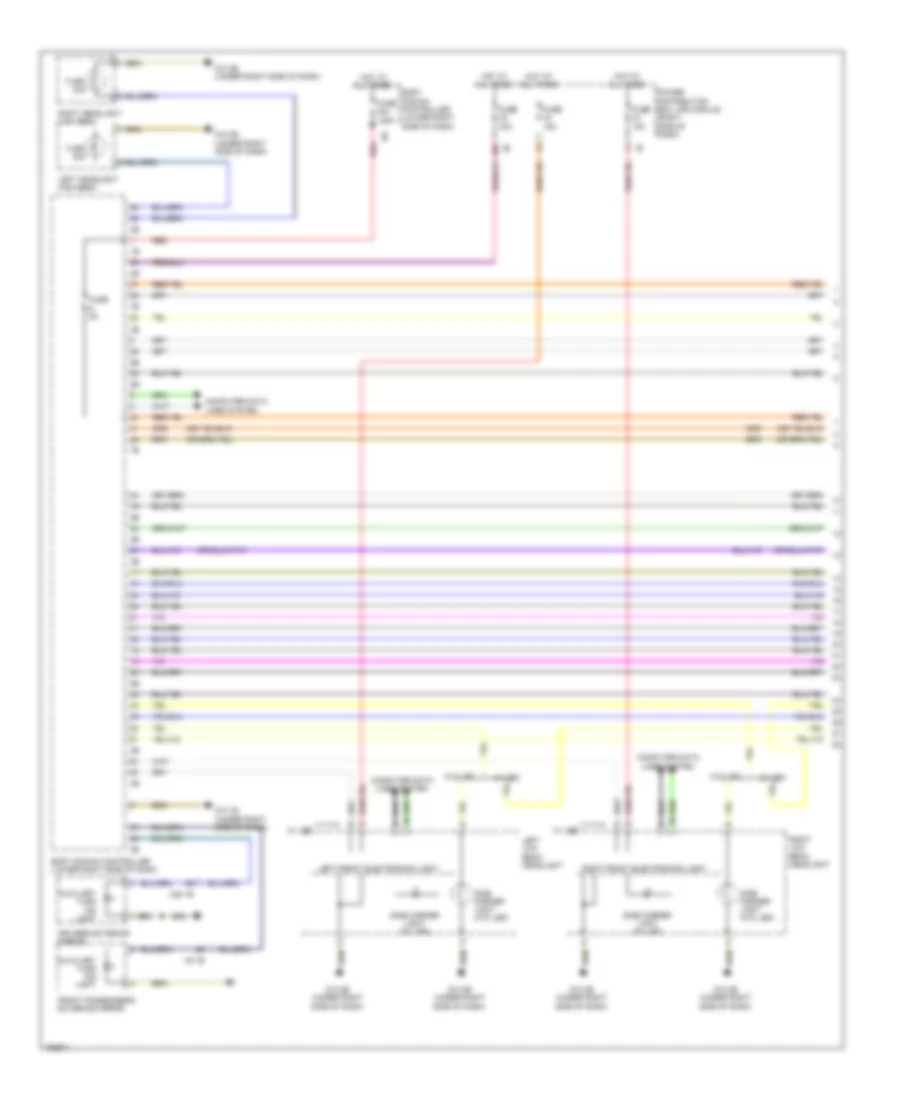 Exterior Lamps Wiring Diagram (1 of 3) for BMW i3 2014