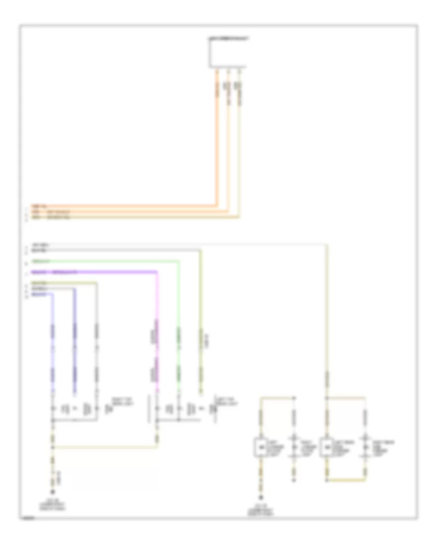 Exterior Lamps Wiring Diagram (3 of 3) for BMW i3 2014
