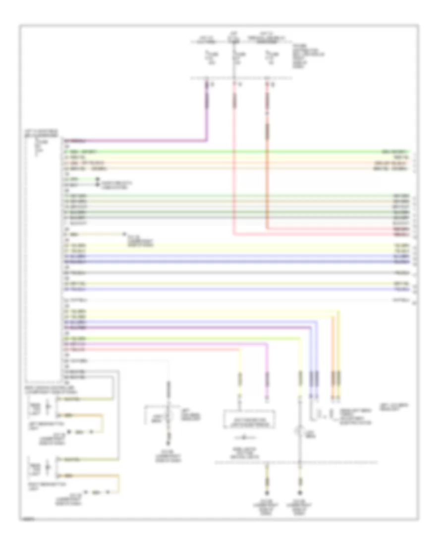 Headlights Wiring Diagram, without LED Headlamps (1 of 2) for BMW i3 2014