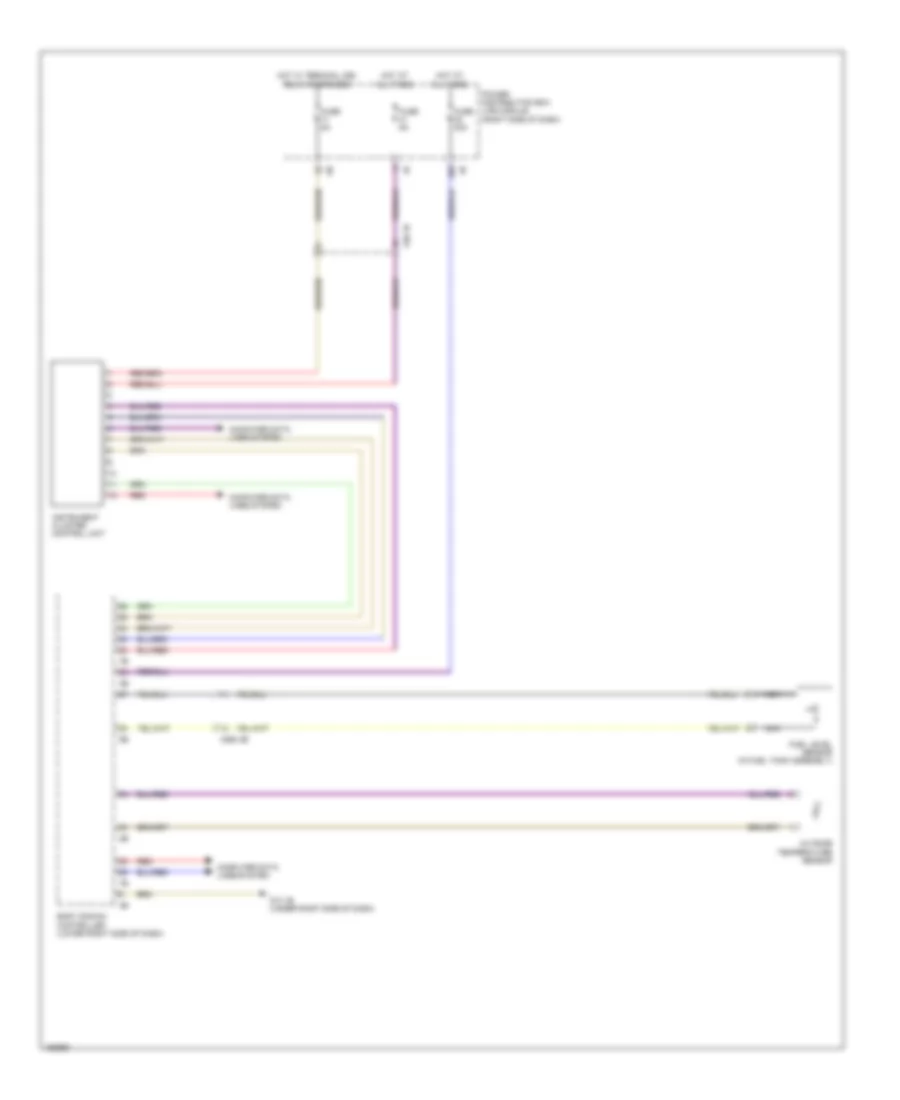 Instrument Cluster Wiring Diagram for BMW i3 2014
