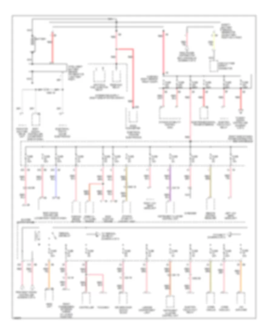 Power Distribution Wiring Diagram 1 of 3 for BMW i3 2014