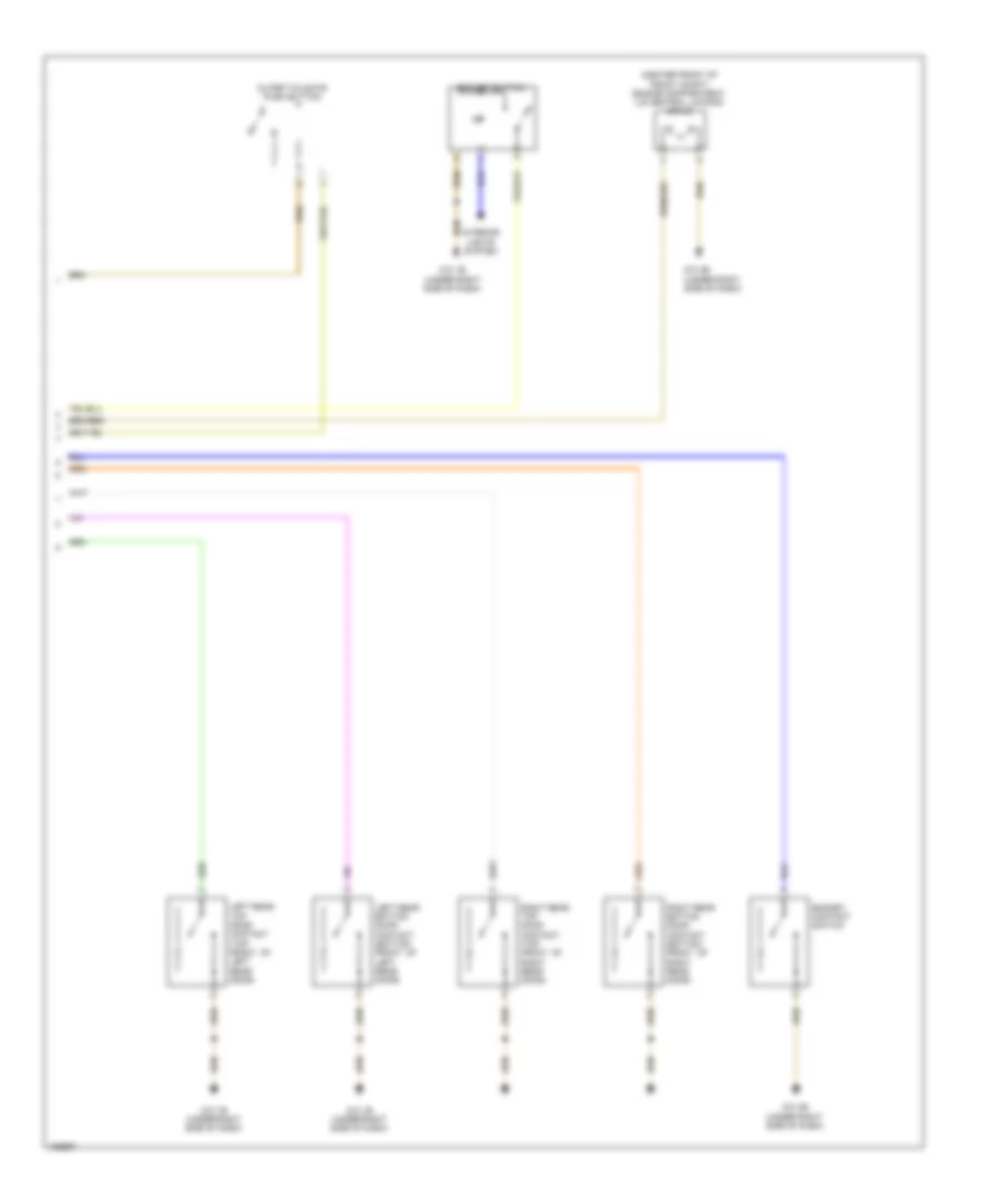 Power Door Locks Wiring Diagram (3 of 3) for BMW i3 2014