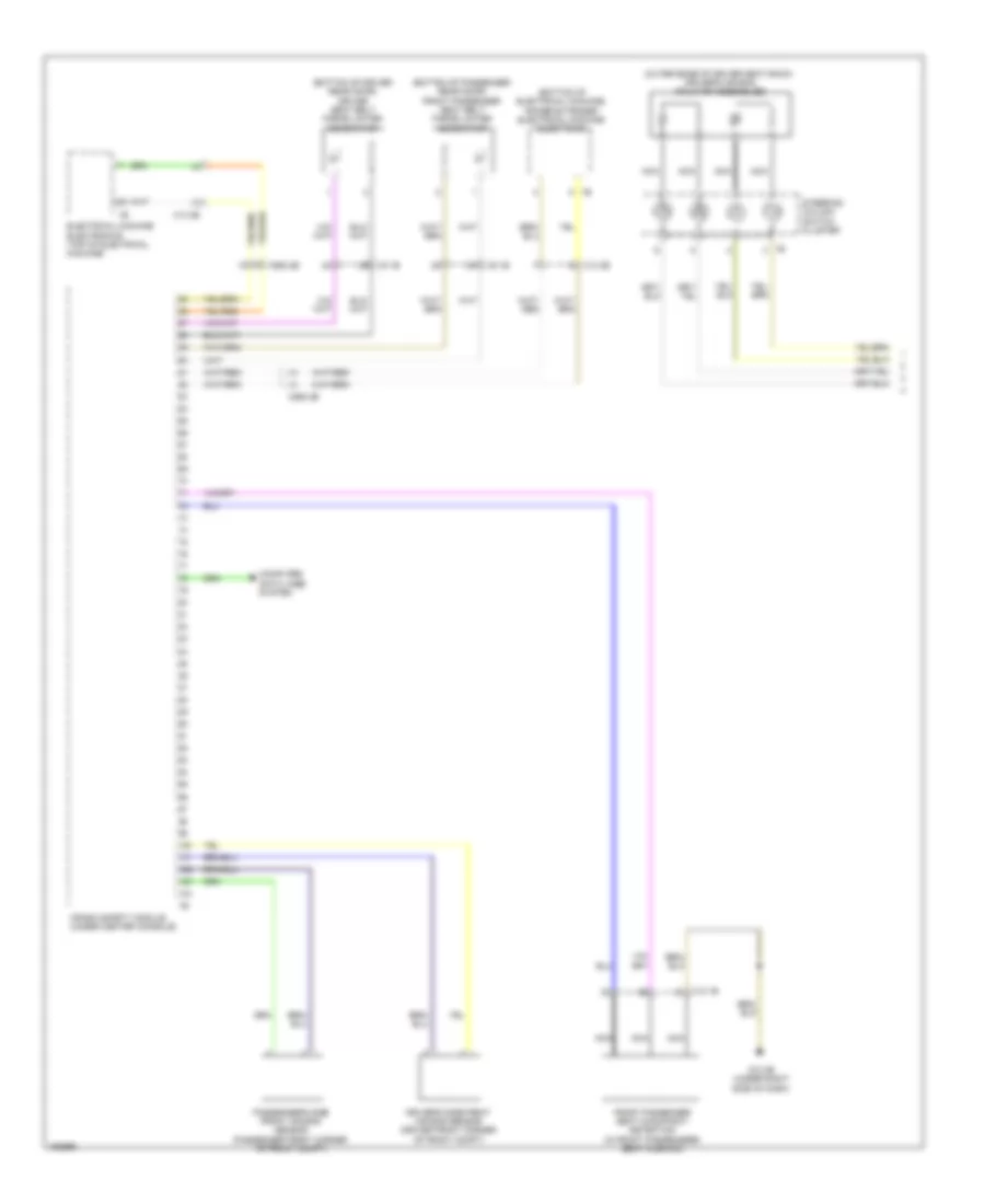 Supplemental Restraints Wiring Diagram 1 of 3 for BMW i3 2014