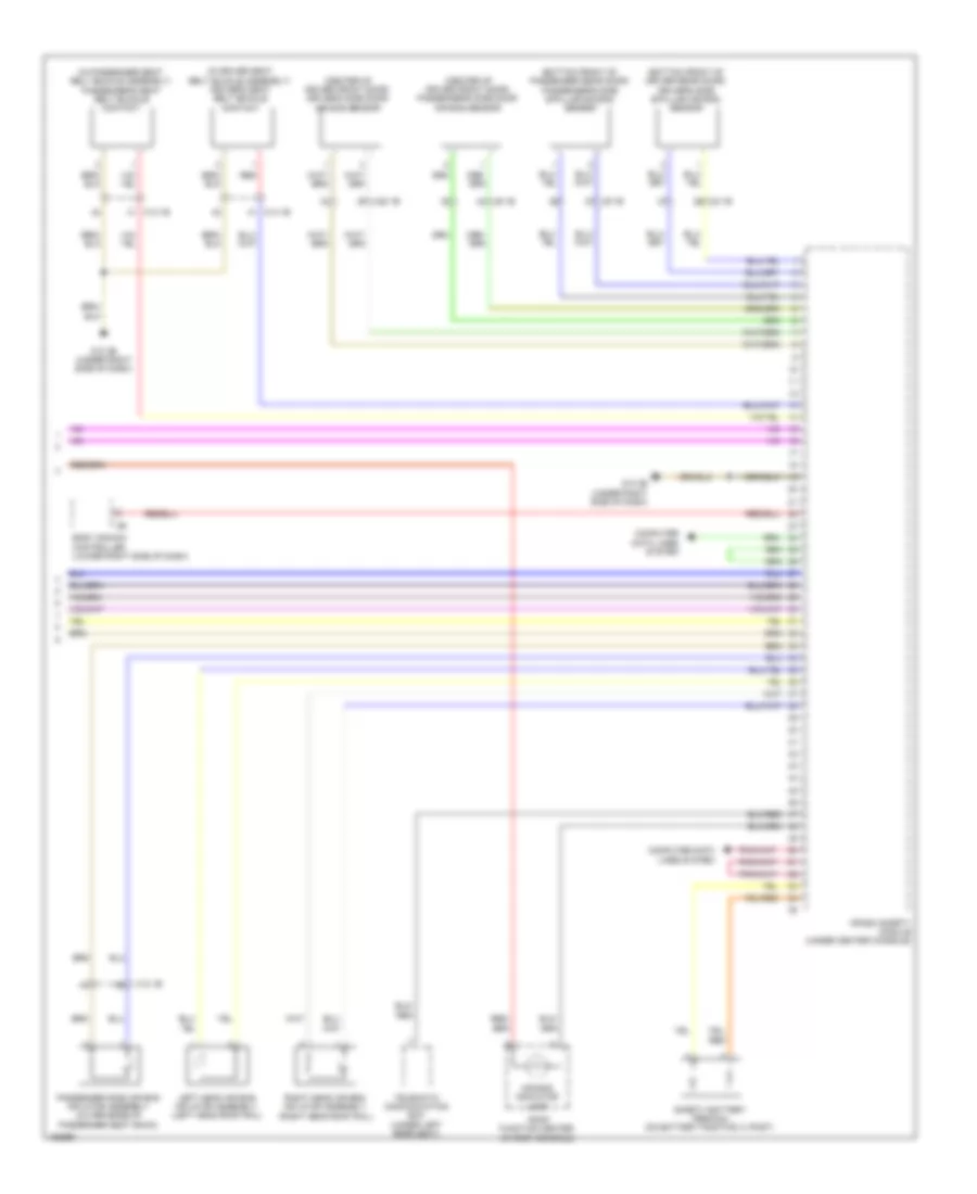 Supplemental Restraints Wiring Diagram 3 of 3 for BMW i3 2014