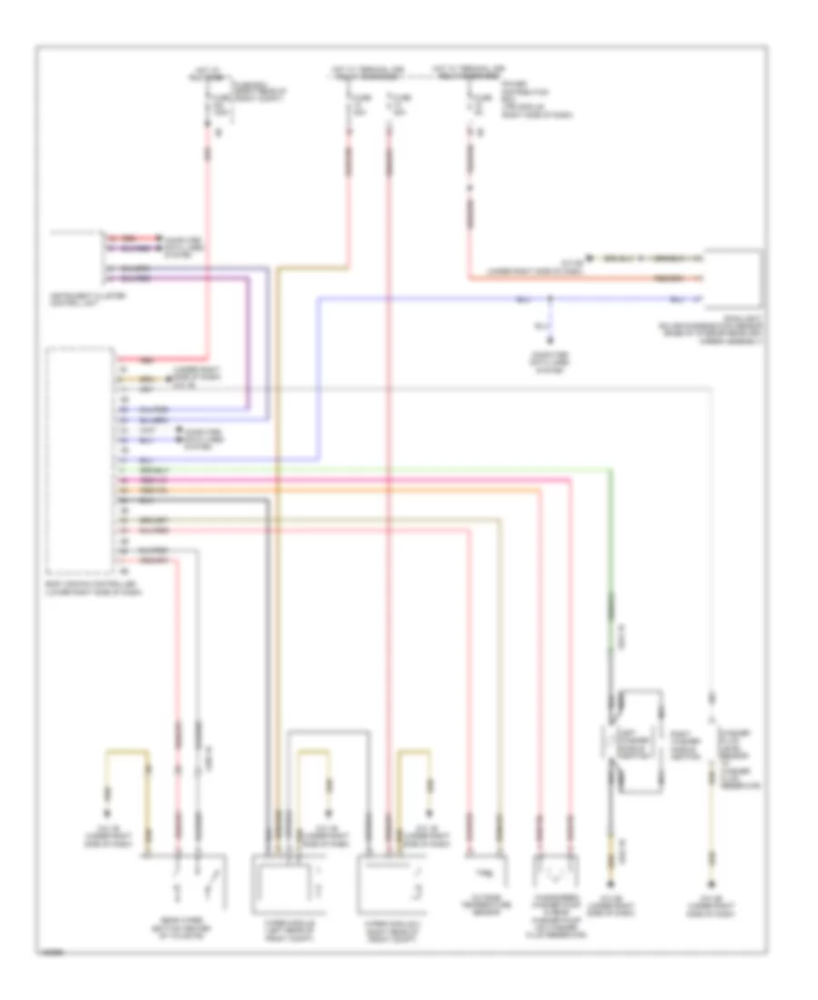 Wiper Washer Wiring Diagram for BMW i3 2014