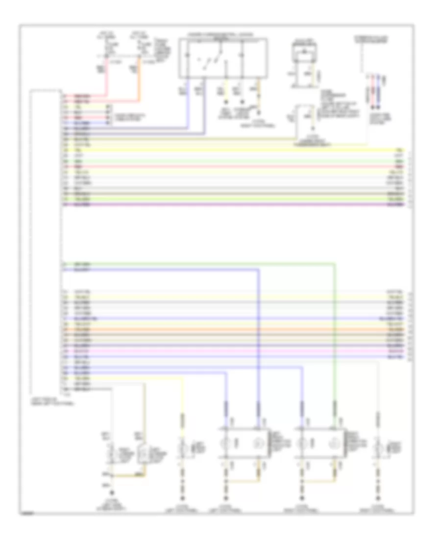 Exterior Lamps Wiring Diagram 1 of 2 for BMW 650i 2008