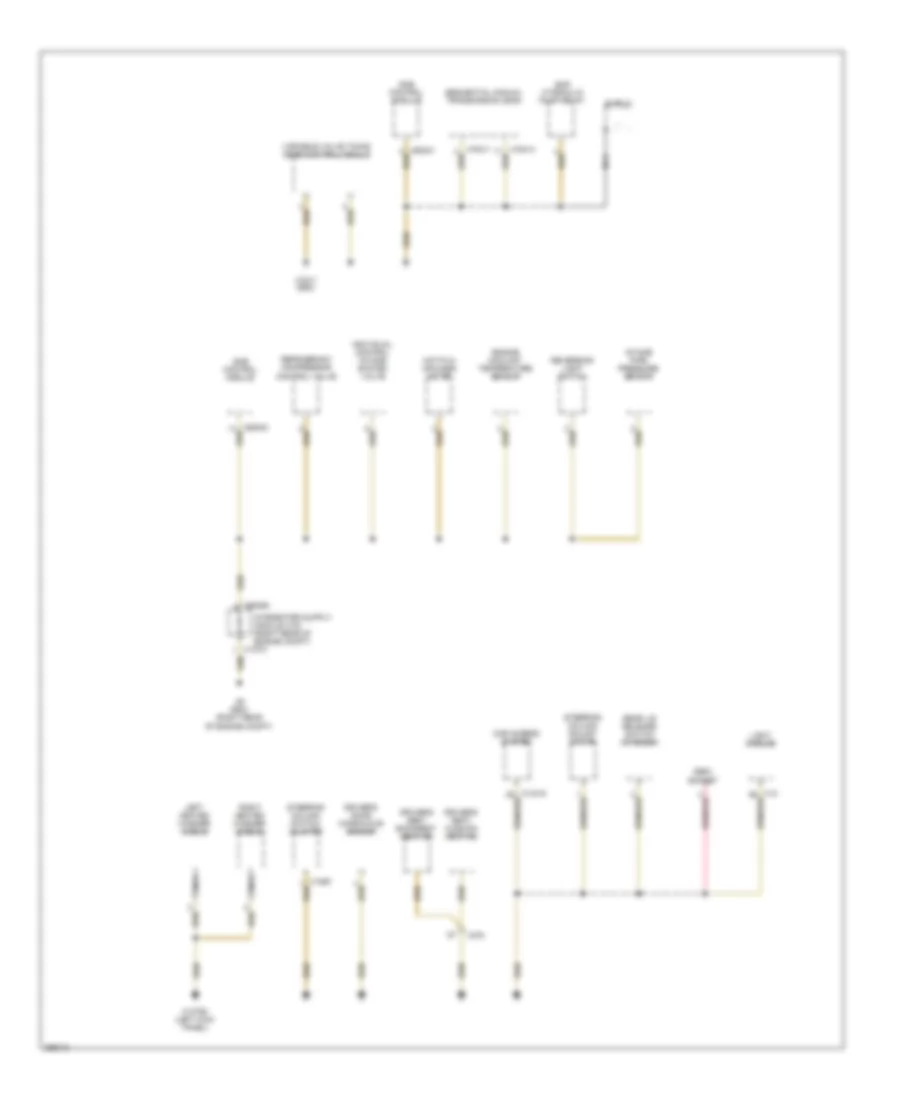 Ground Distribution Wiring Diagram 1 of 7 for BMW 650i 2008