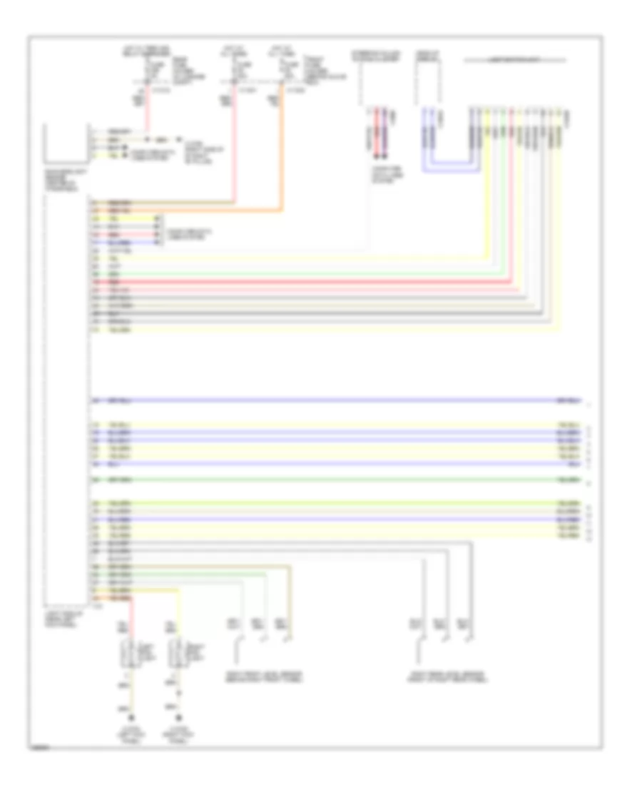 Headlamps Wiring Diagram 1 of 2 for BMW 650i 2008