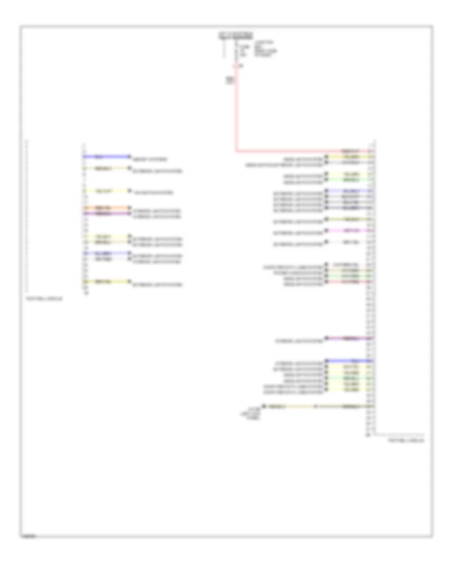Body Control Modules Wiring Diagram 1 of 2 for BMW 550i GT 2010