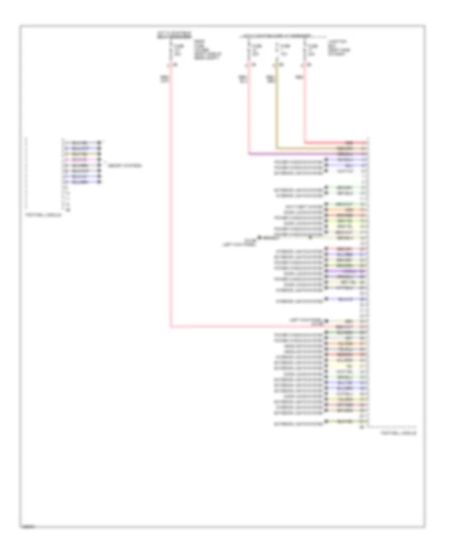 Body Control Modules Wiring Diagram 2 of 2 for BMW 550i GT 2010