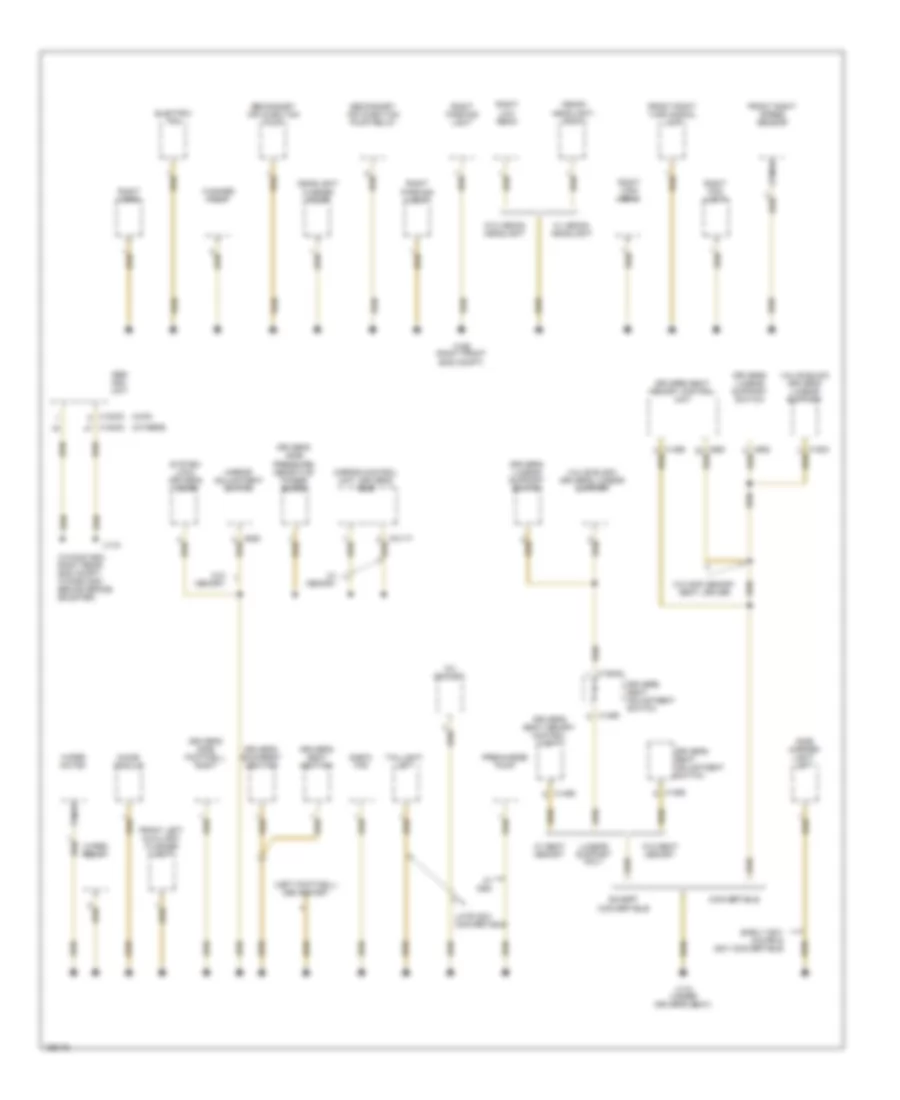 Ground Distribution Wiring Diagram 2 of 4 for BMW 325Ci 2001