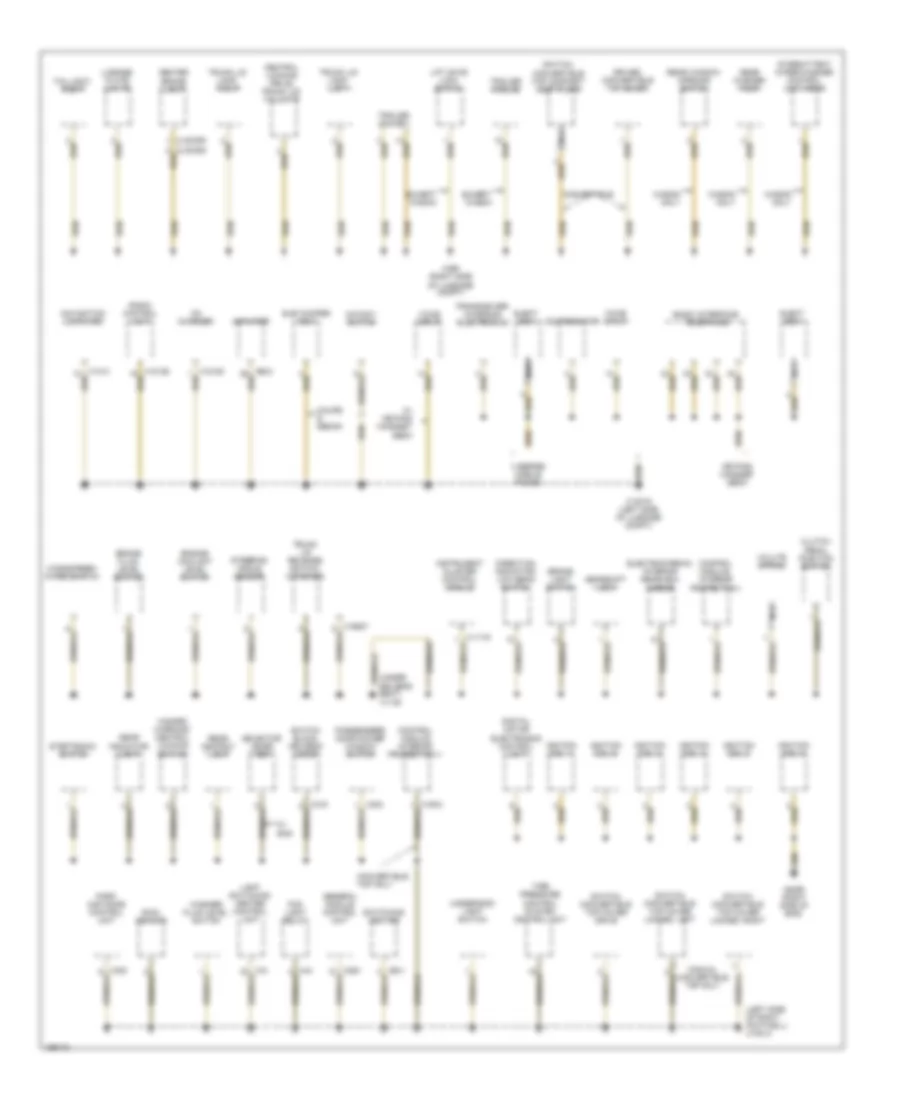 Ground Distribution Wiring Diagram (4 of 4) for BMW 325Ci 2001