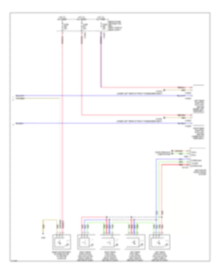 Rear Heater  AC Wiring Diagram (2 of 2) for BMW X5 35i 2013