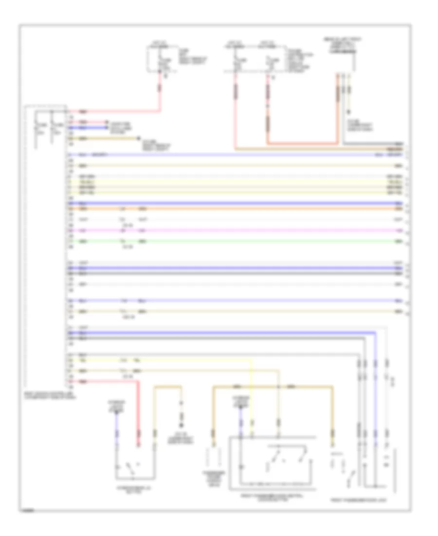 Power Door Locks Wiring Diagram 1 of 3 for BMW i3 Range Extender 2014