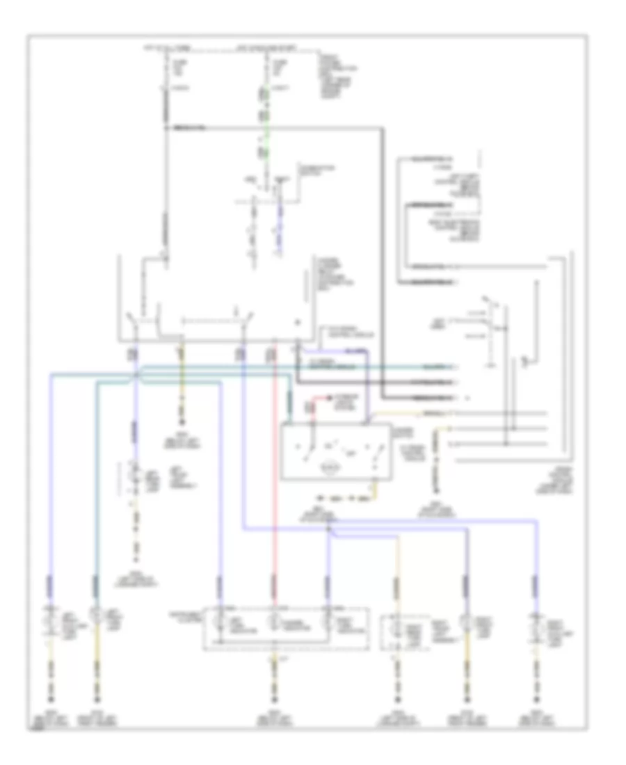 Exterior Light Wiring Diagram (1 of 3) for BMW 318ti 1996