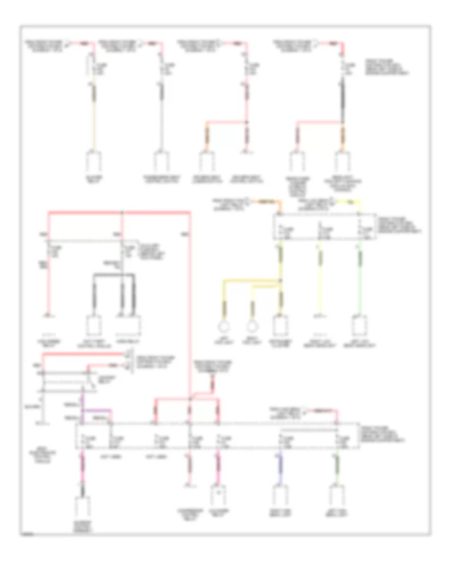 Power Distribution Wiring Diagram 5 of 5 for BMW 318ti 1996
