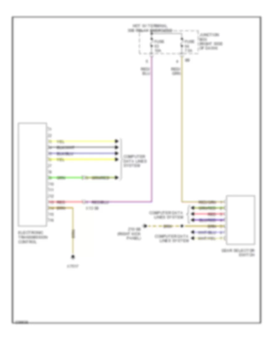 A T Wiring Diagram for BMW 550xi GT 2010