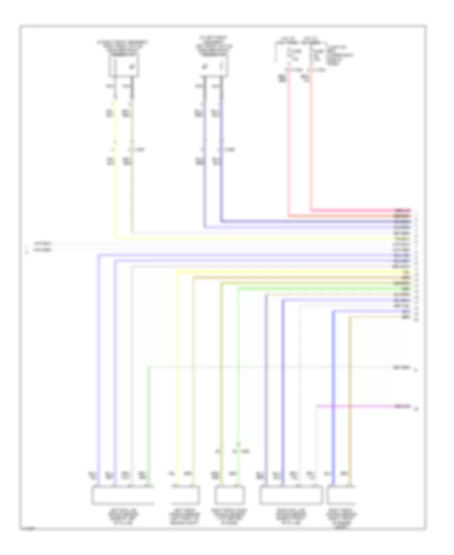 Supplemental Restraints Wiring Diagram 2 of 3 for BMW X5 35i Premium 2013