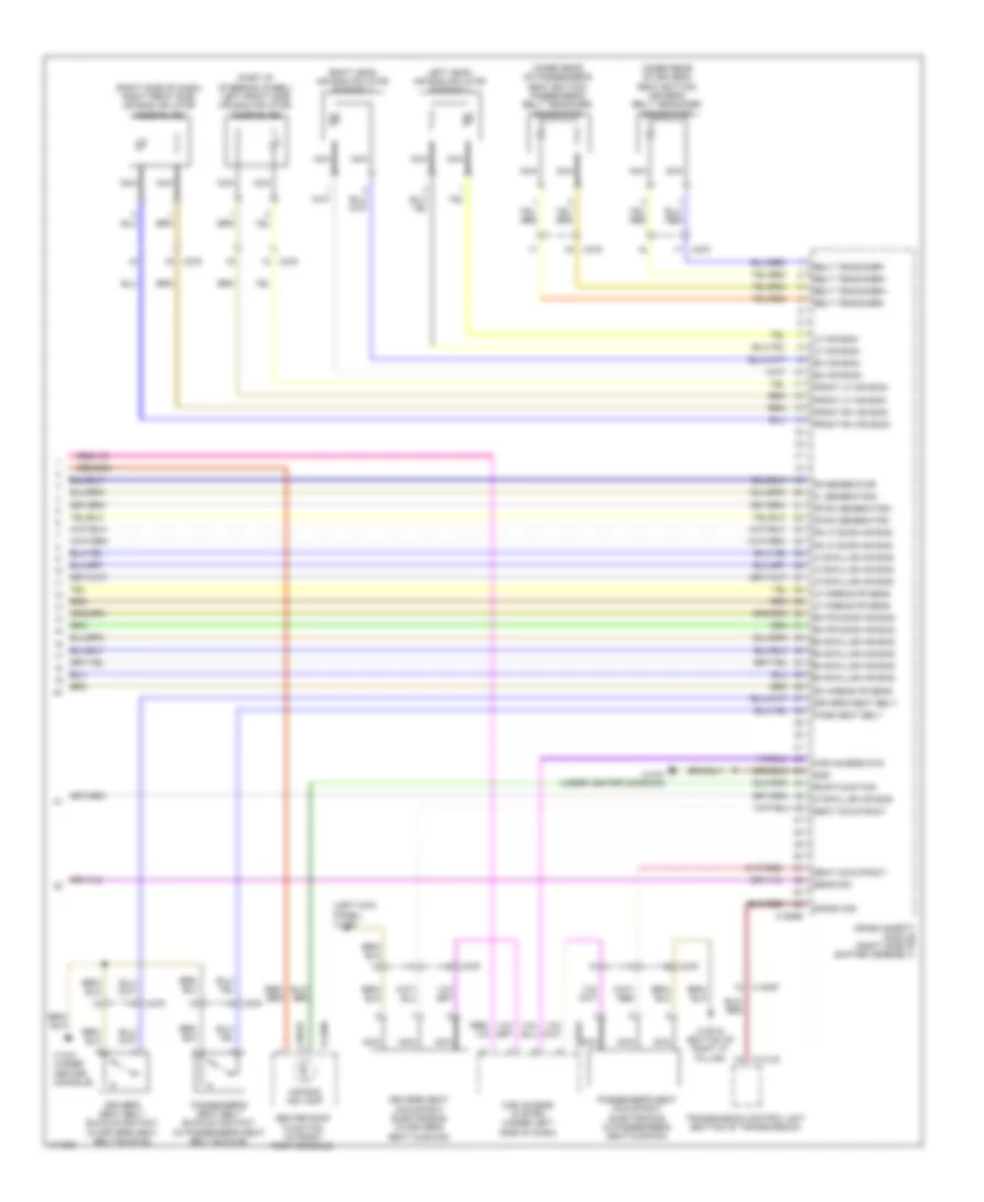 Supplemental Restraints Wiring Diagram 3 of 3 for BMW X5 35i Premium 2013