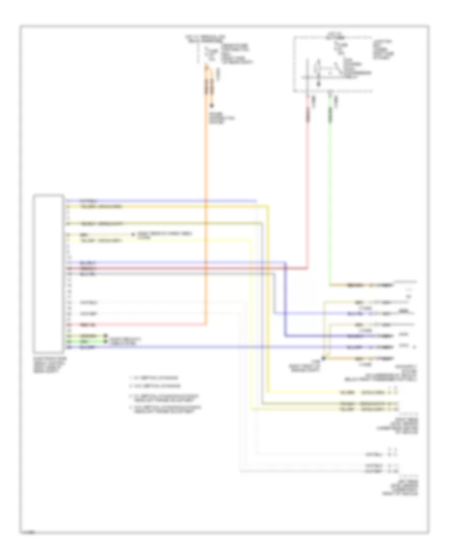 Air Suspension Wiring Diagram for BMW X5 35i Premium 2013