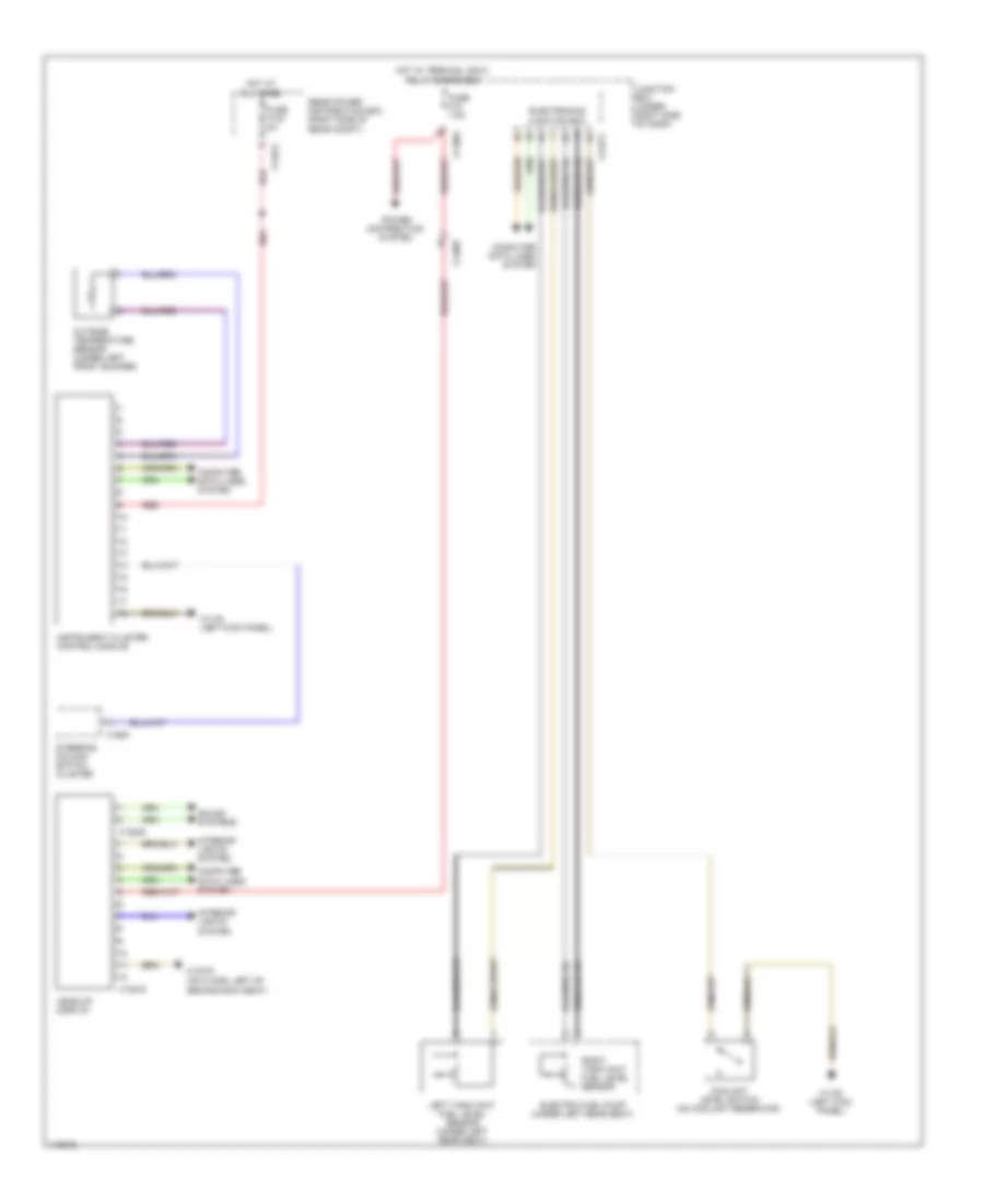 Instrument Cluster Wiring Diagram for BMW X5 35i Premium 2013