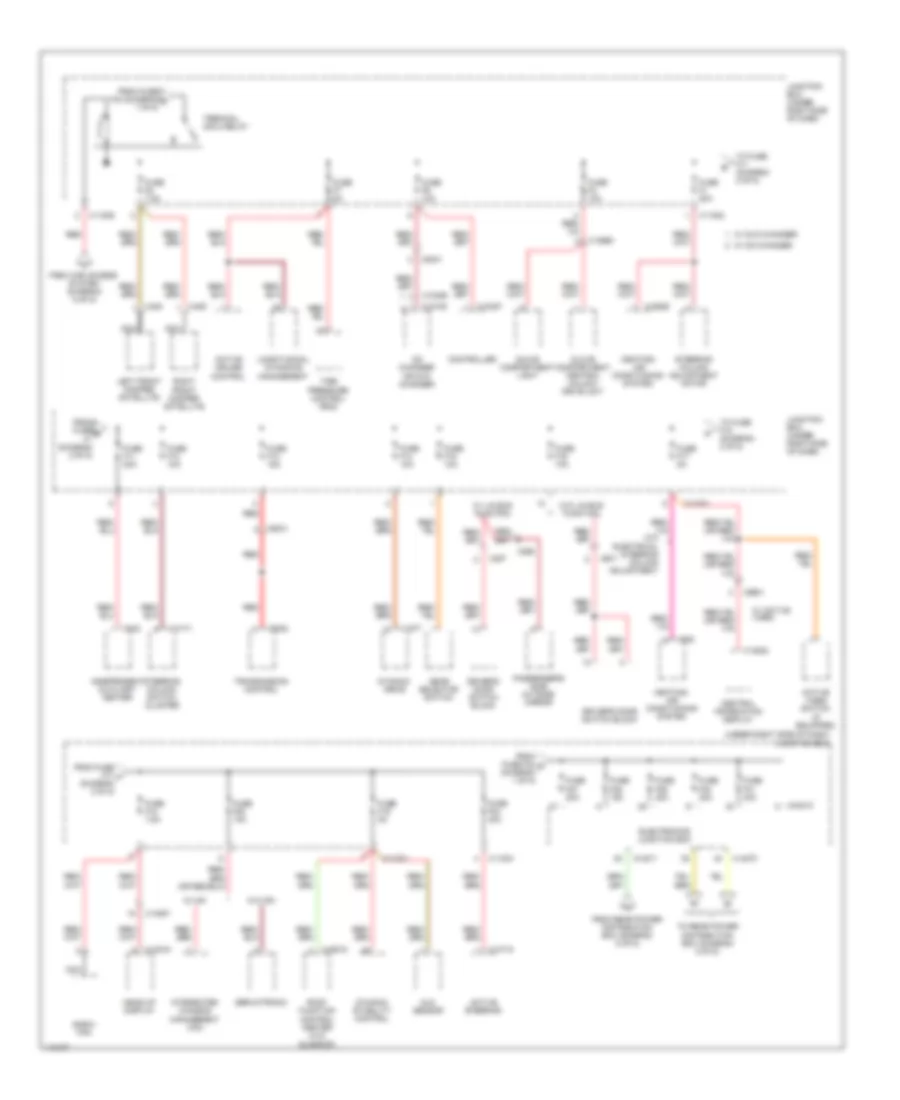 Power Distribution Wiring Diagram 2 of 5 for BMW X5 35i Premium 2013