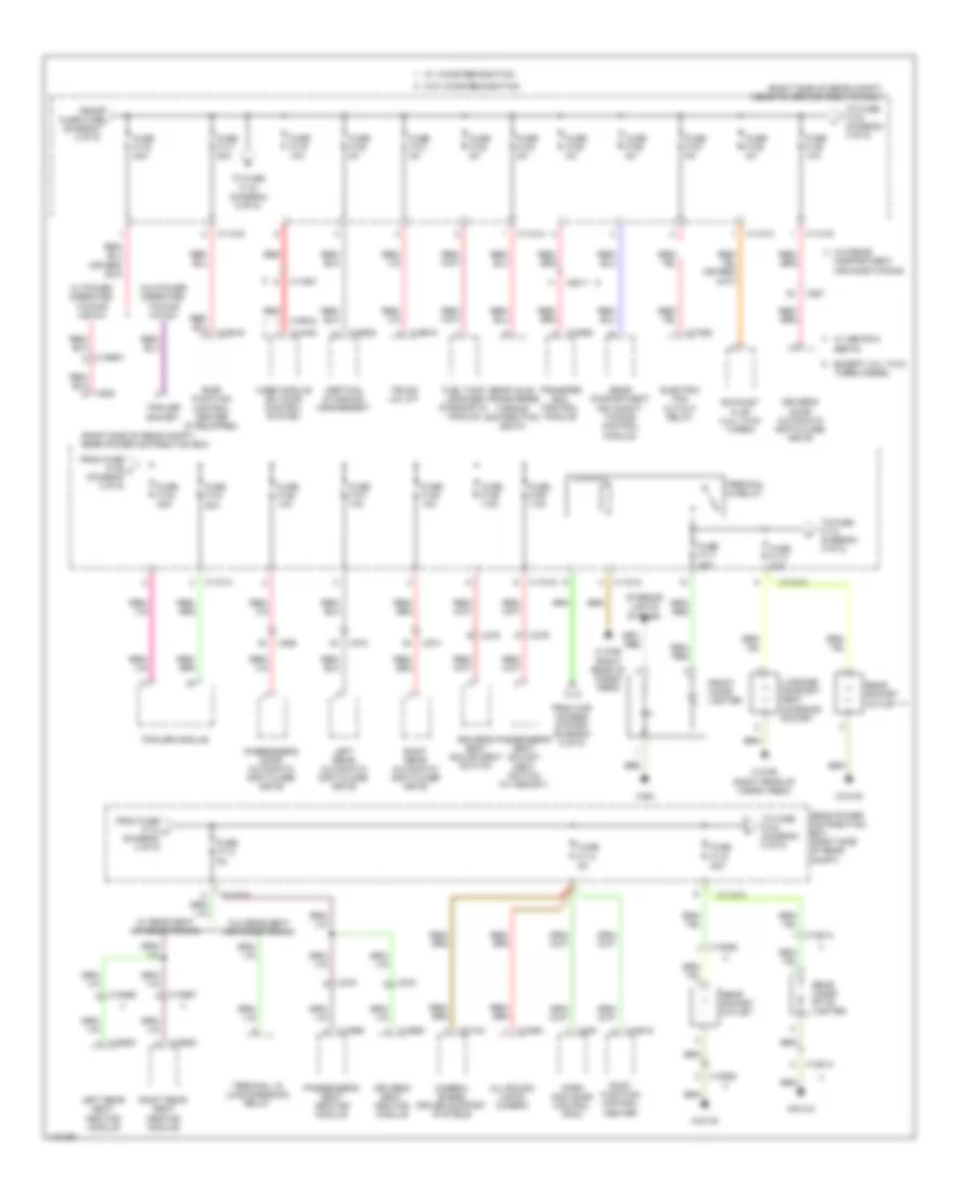 Power Distribution Wiring Diagram 4 of 5 for BMW X5 35i Premium 2013