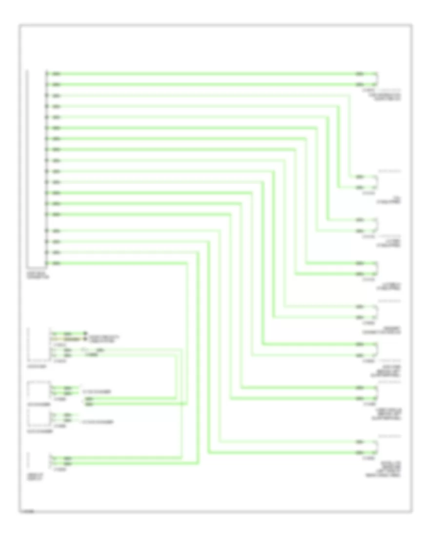 MOST Data Bus Wiring Diagram for BMW X5 35i Premium 2013