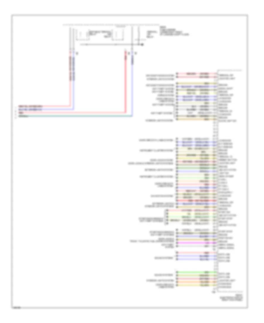 Front Electronic Control Module Wiring Diagram 3 of 3 for BMW M235i 2014