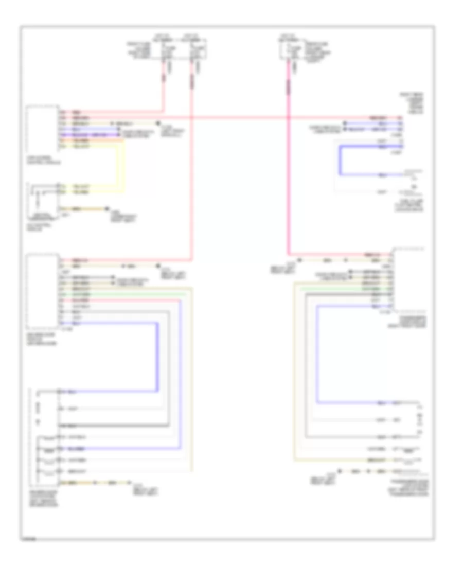 Power Door Locks Wiring Diagram with Softclose Doors for BMW 750Li 2008